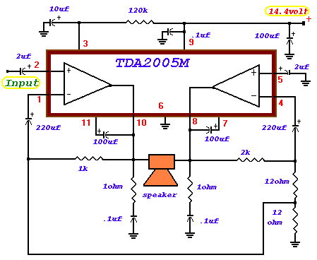 20 Watt Power Amplifier circuit