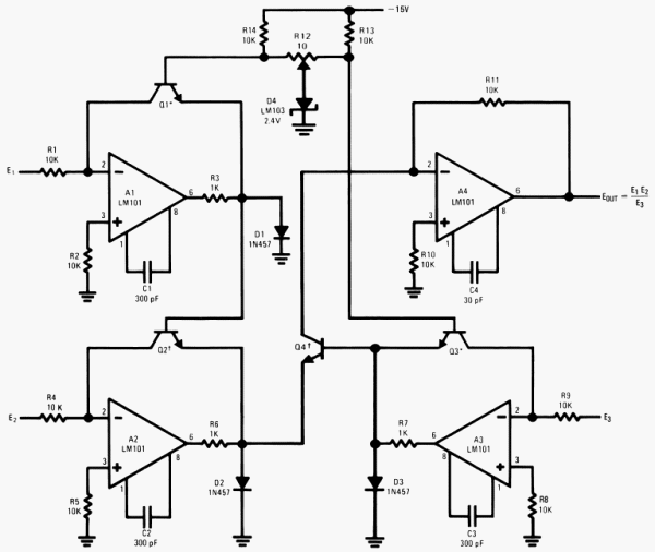 Figure 1. Analog Multiplier/Divider