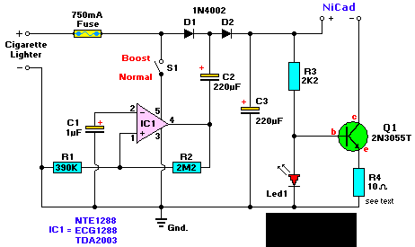 Car NiCad Charger circuit
