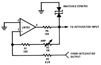 Figure 2. Threshold Detector with Regulated Output