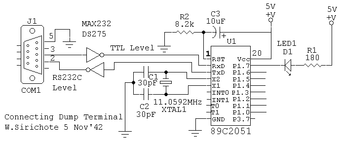 Connecting Dump Terminal circuit