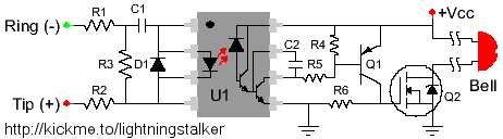 Fig.1. Telephone Bell circuit