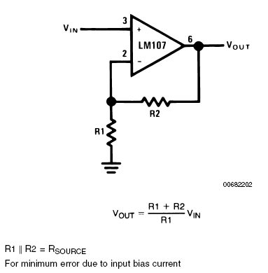 Figure 1. Non-Inverting Amplifier
