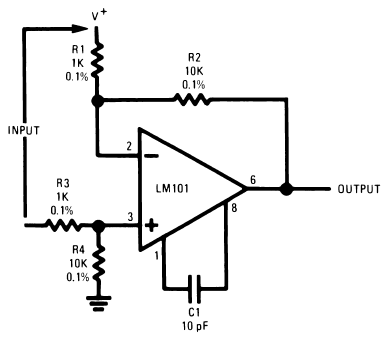 Figure 1. Standard Differential Amplifier