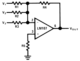 Figure 1. Summing Amplifier