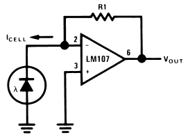 Figure 3. Photovoltaic Cell Amplifier